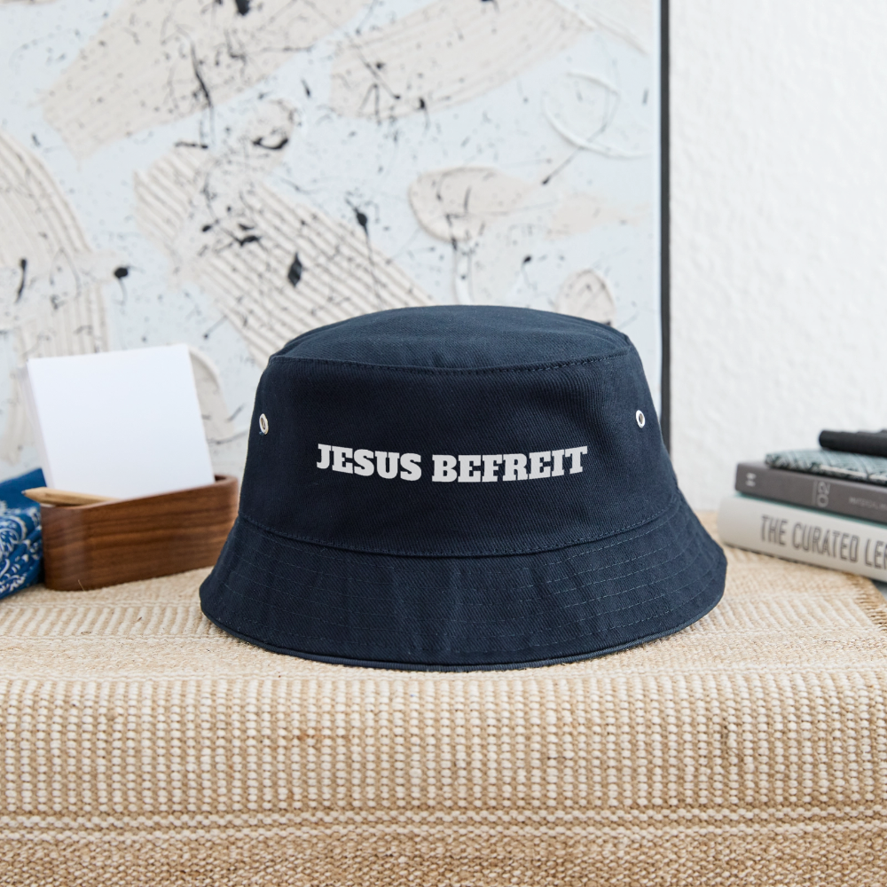 Bucket Hat - Jesus Befreit - Navy