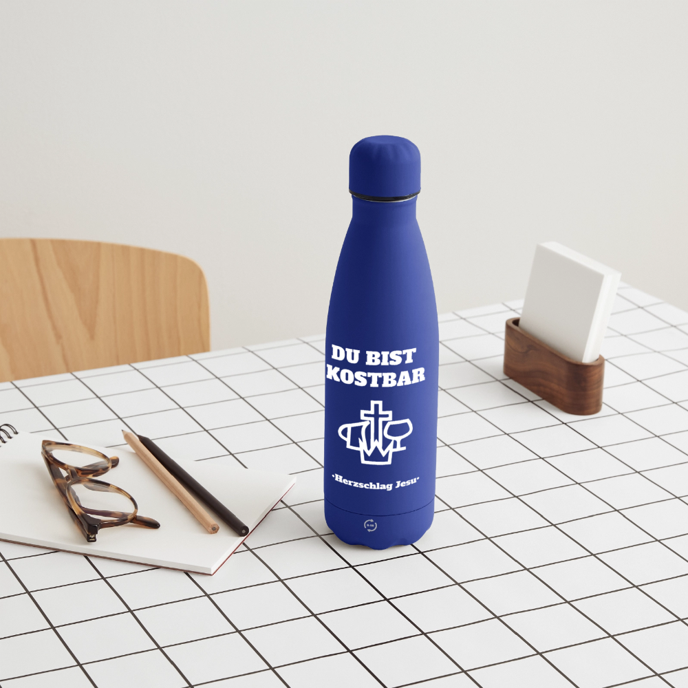 Matte Thermosflasche 500 ml - Dunkelblau 