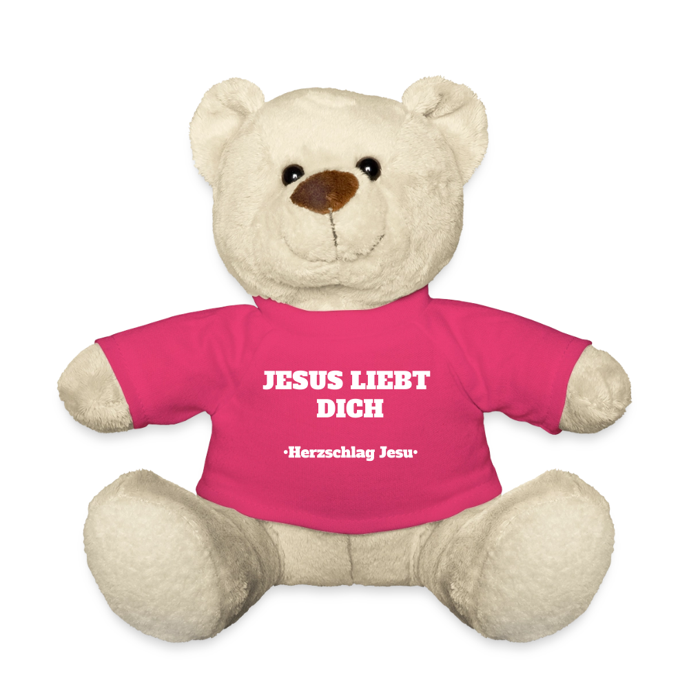 Teddy - Jesus liebt dich - Pink