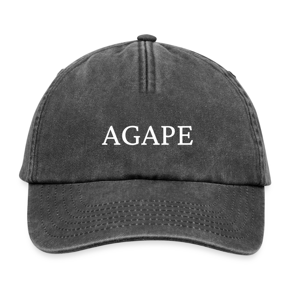 Relaxed Vintage Cap - Agape - Vintage Schwarz