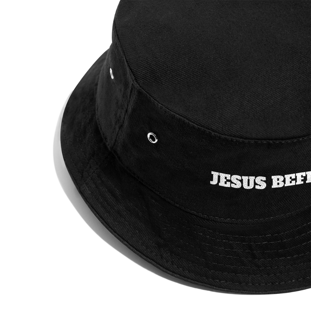 Bucket Hat - Jesus Befreit - Schwarz