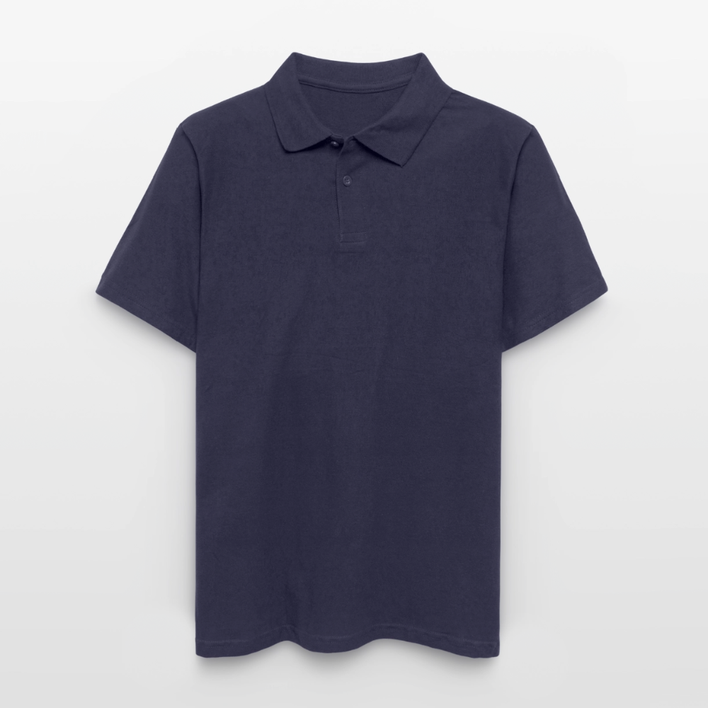 Männer Poloshirt - JESUS LEBT - Navy