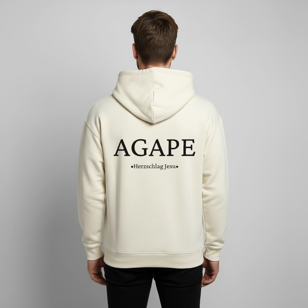 Premium Oversized Hoodie  - Agape - Natur