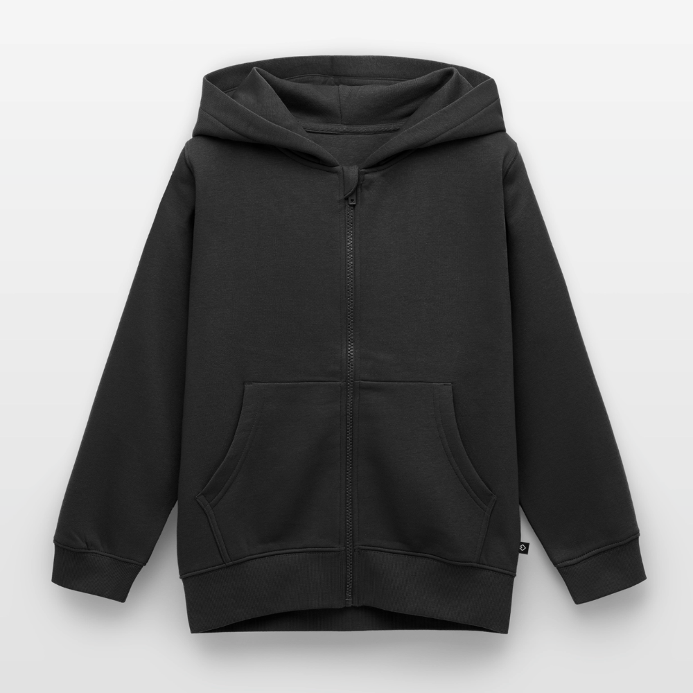 Kinder Premium Kapuzenjacke - Kind Gottes - mit Krone - Schwarz