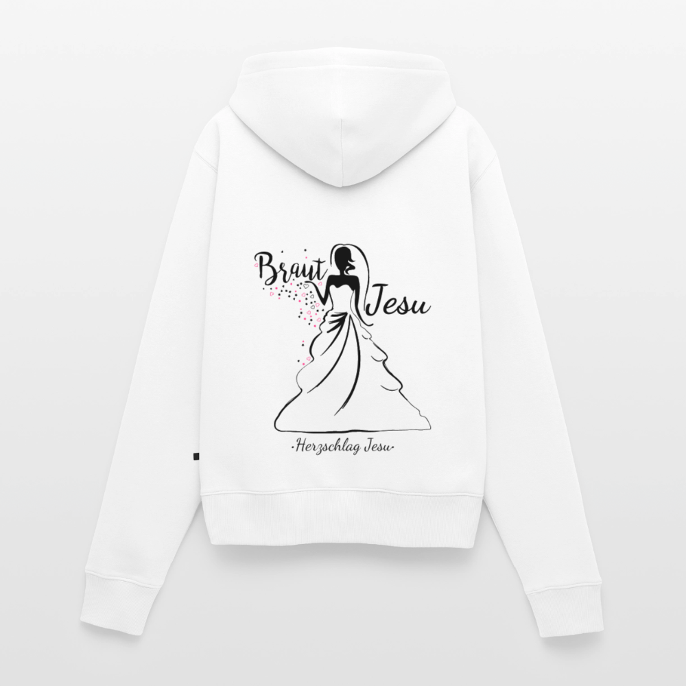 Frauen Premium Kapuzenjacke - Braut Jesu - Weiß