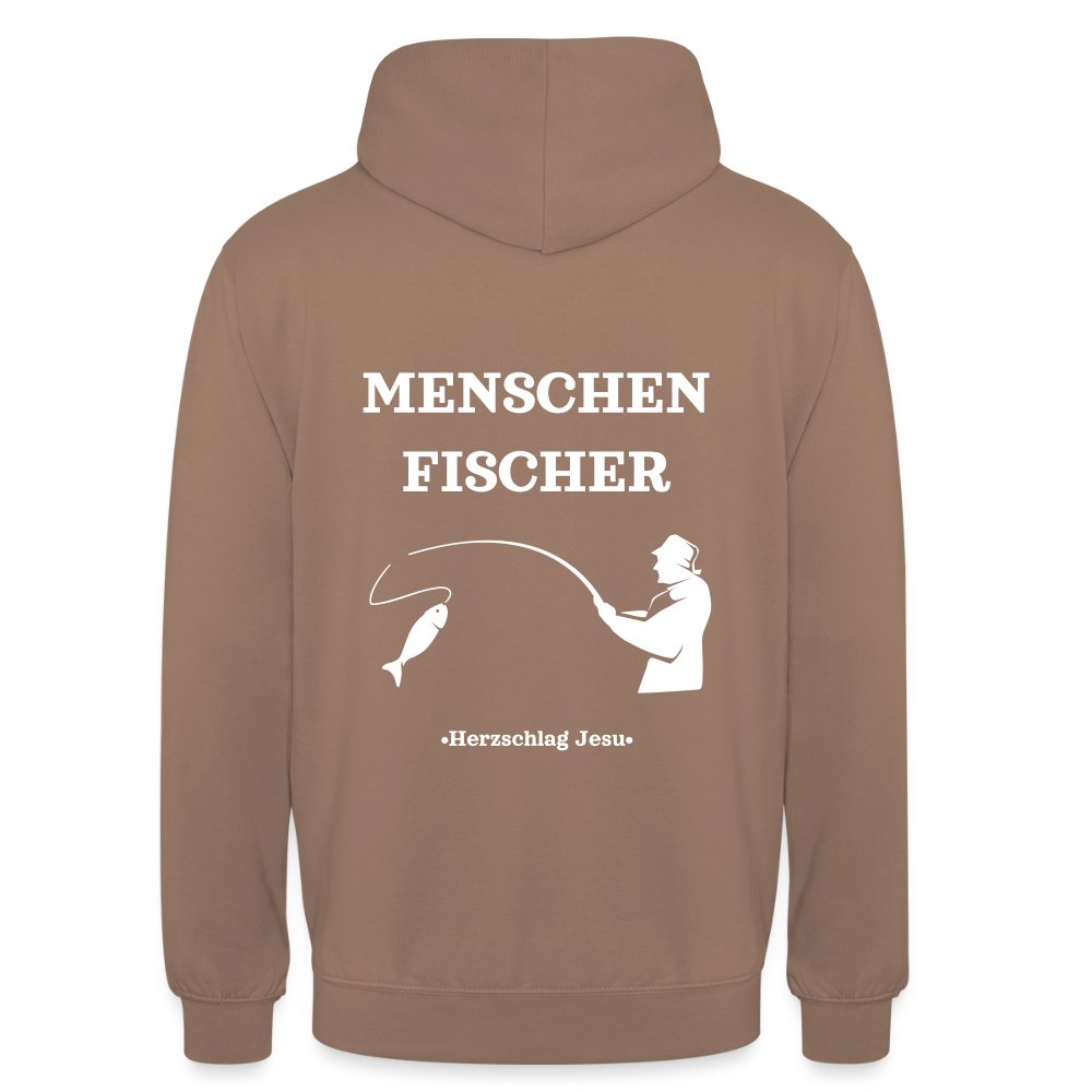 Hoodie -  Menschen Fischer - Mokka