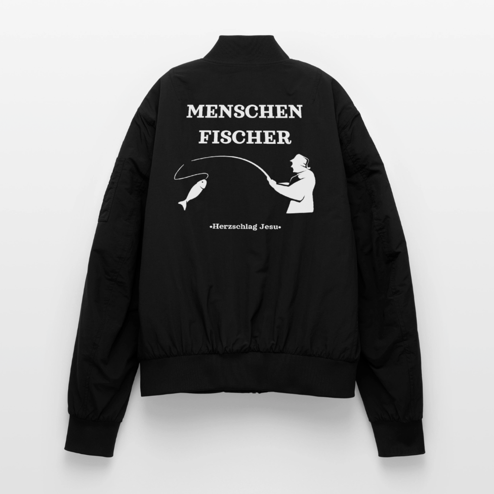 Bomberjacke - Menschen Fischer - Schwarz