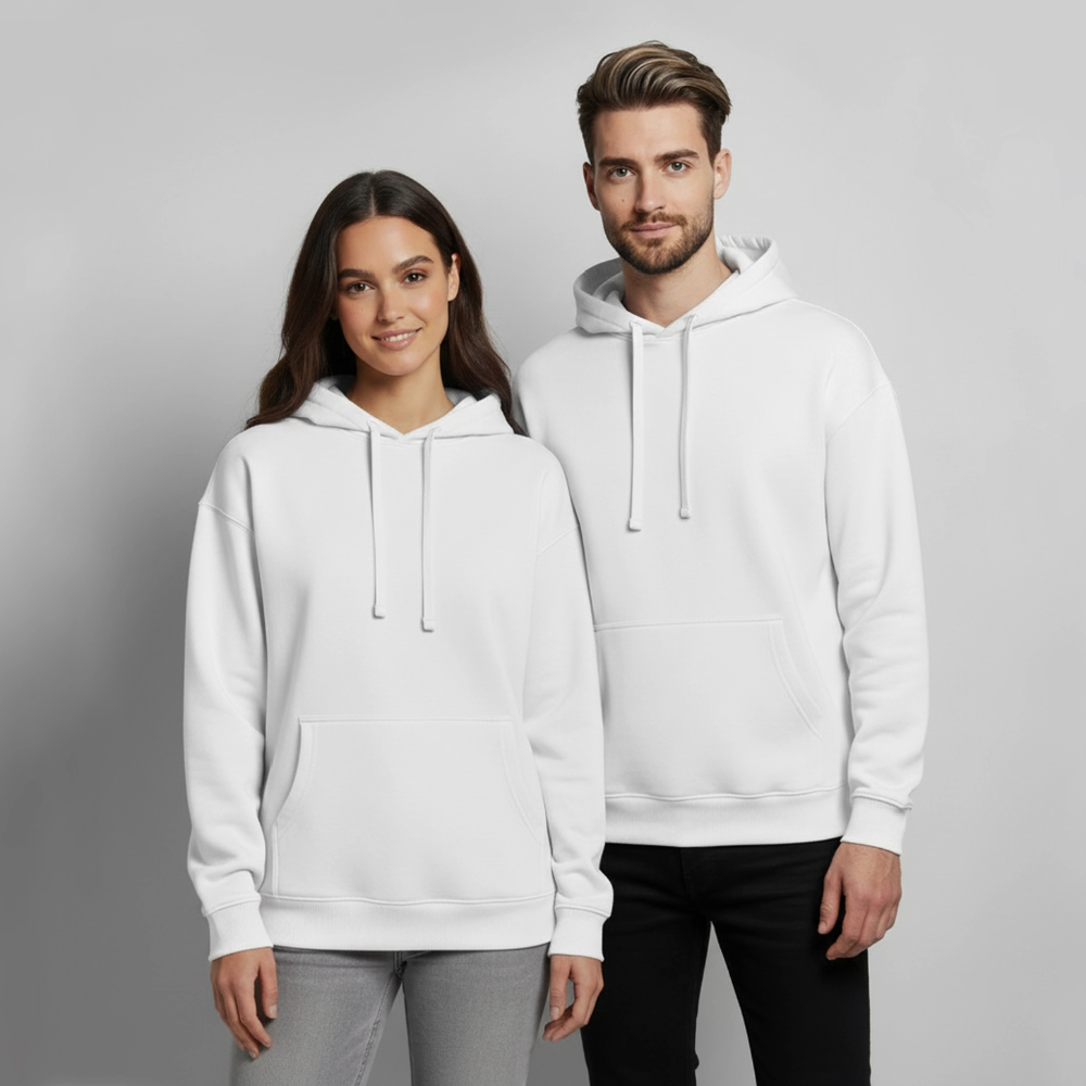 Premium Oversized Hoodie  - Agape - Weiß