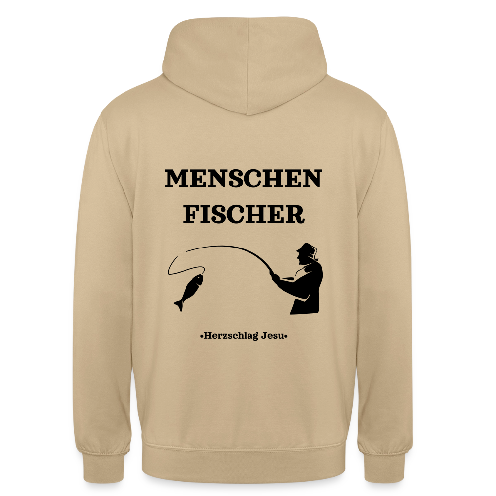 Hoodie - Menschen Fischer - Beige