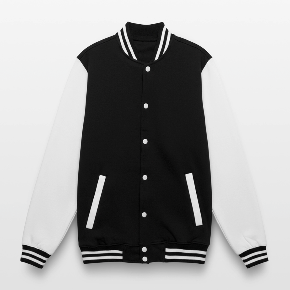 College-Sweatjacke - Alle ehre gebührt Jesus - Schwarz/Weiß