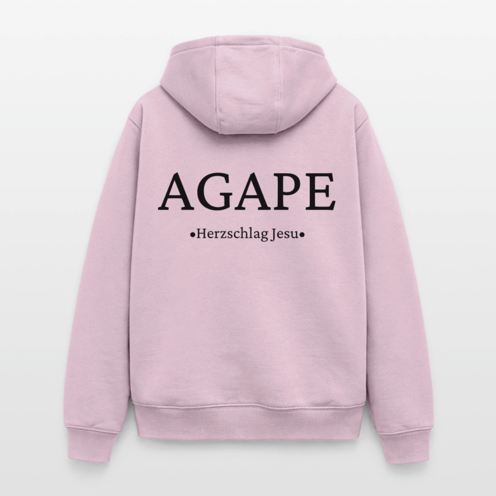 Oversized Heavyweight Kapuzenjacke - Agape - Altrosa