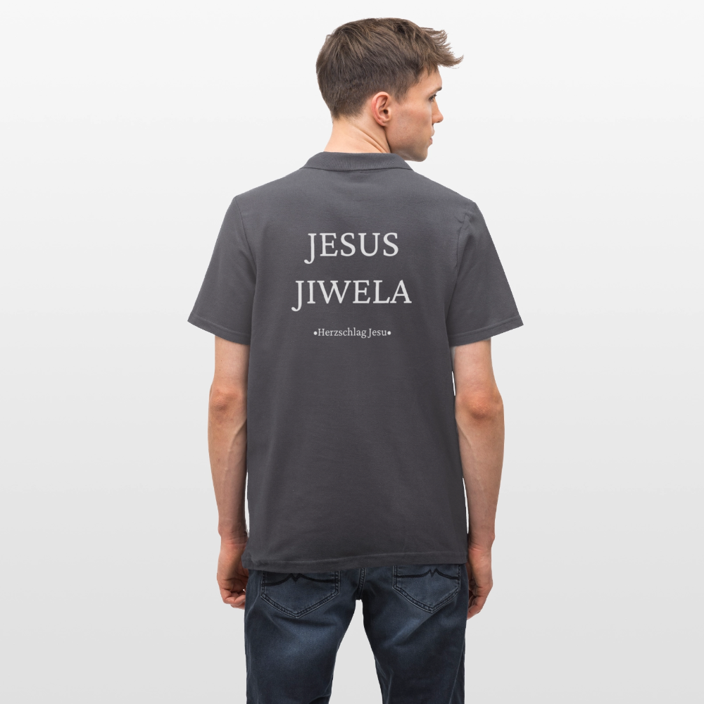 Männer Poloshirt - Jesus Jiwela - Romenes - Anthrazit