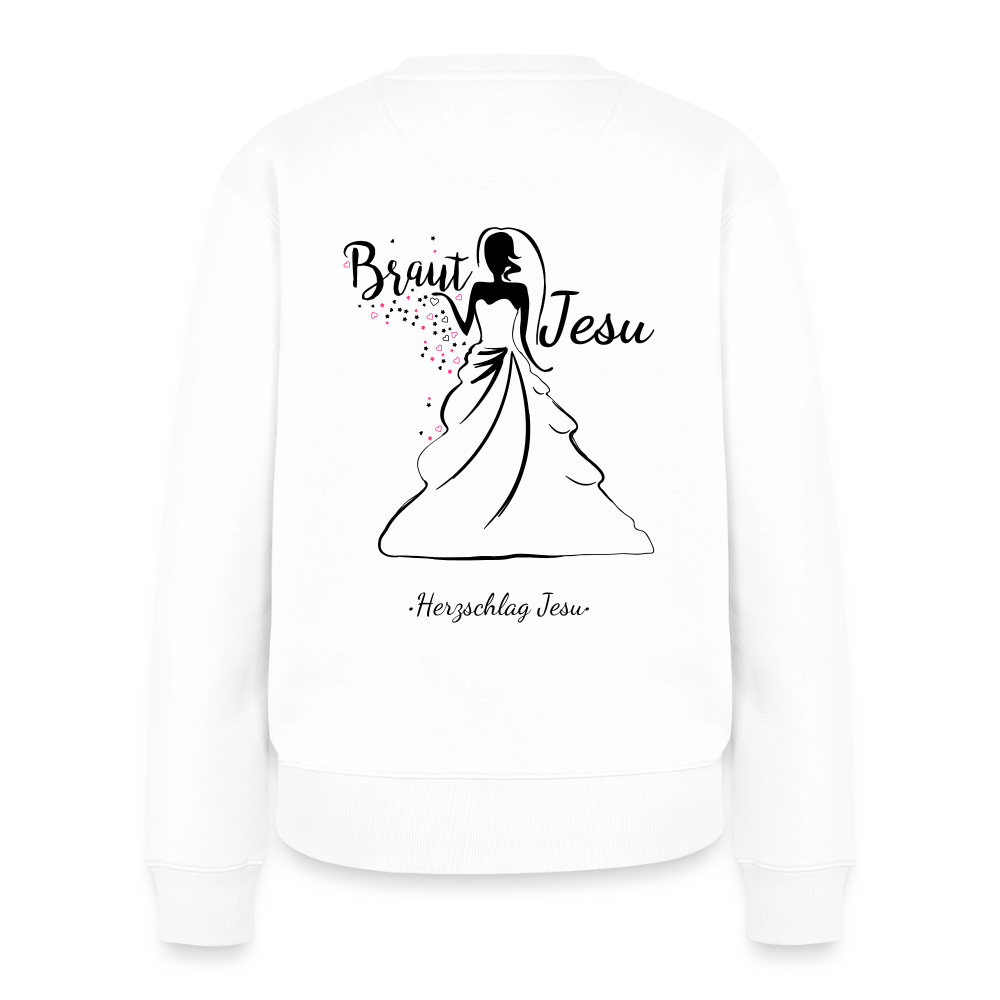 Frauen Premium Pullover - Braut Jesu - Weiß