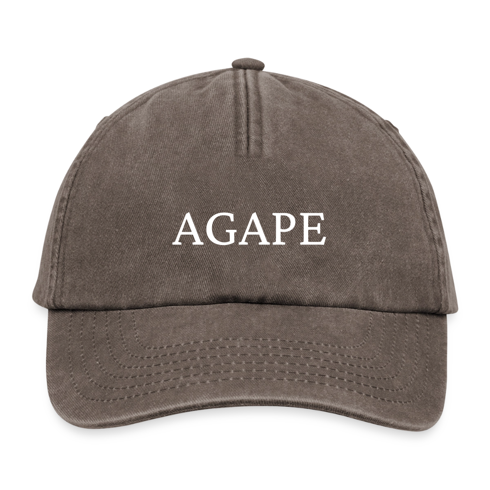 Relaxed Vintage Cap - Agape - Vintage Braun