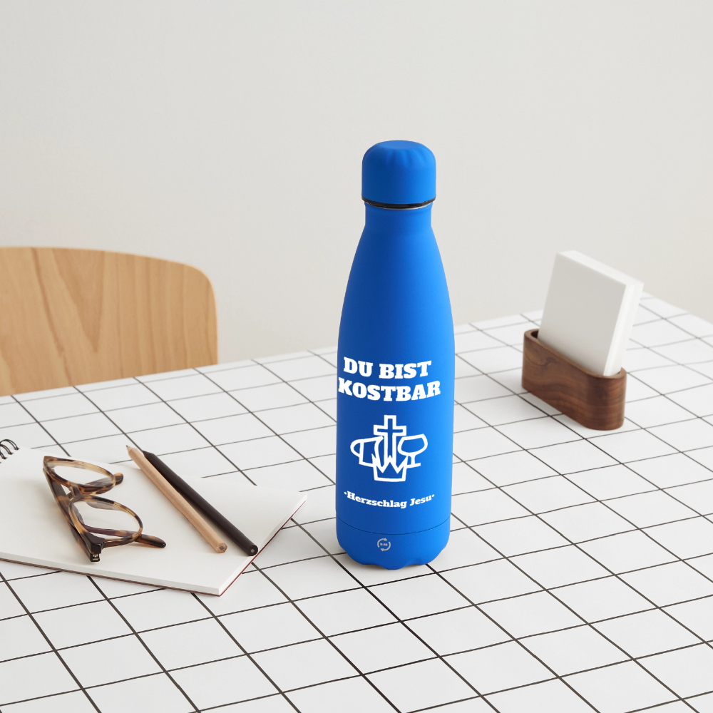 Matte Thermosflasche 500 ml - Königsblau