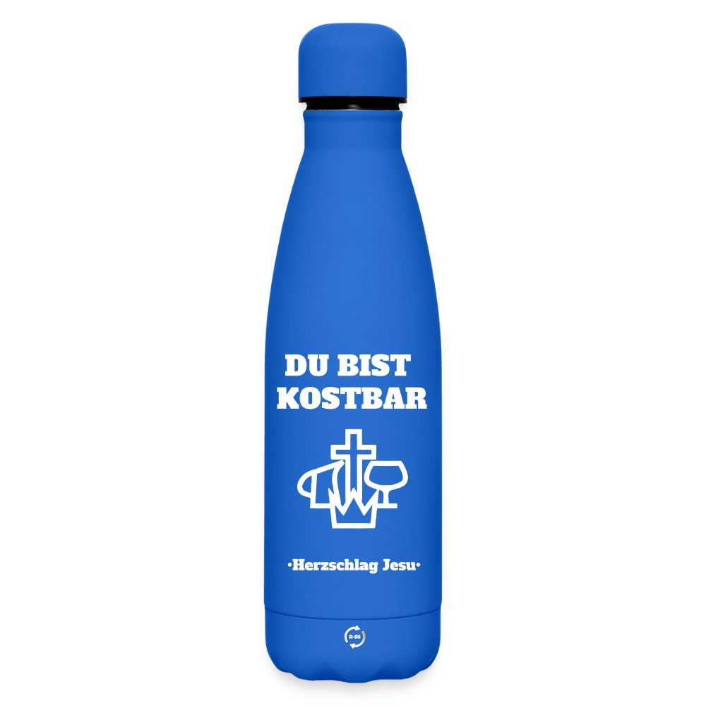 Matte Thermosflasche 500 ml - Königsblau