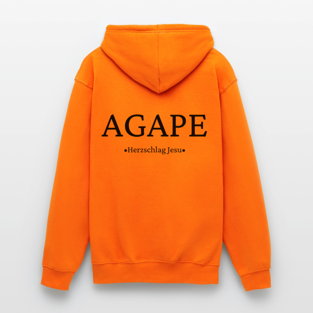 Hoodie - Agape - Orange
