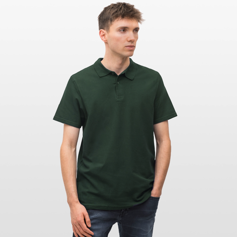 Männer Poloshirt - Johannes 14:6 - Tannengrün