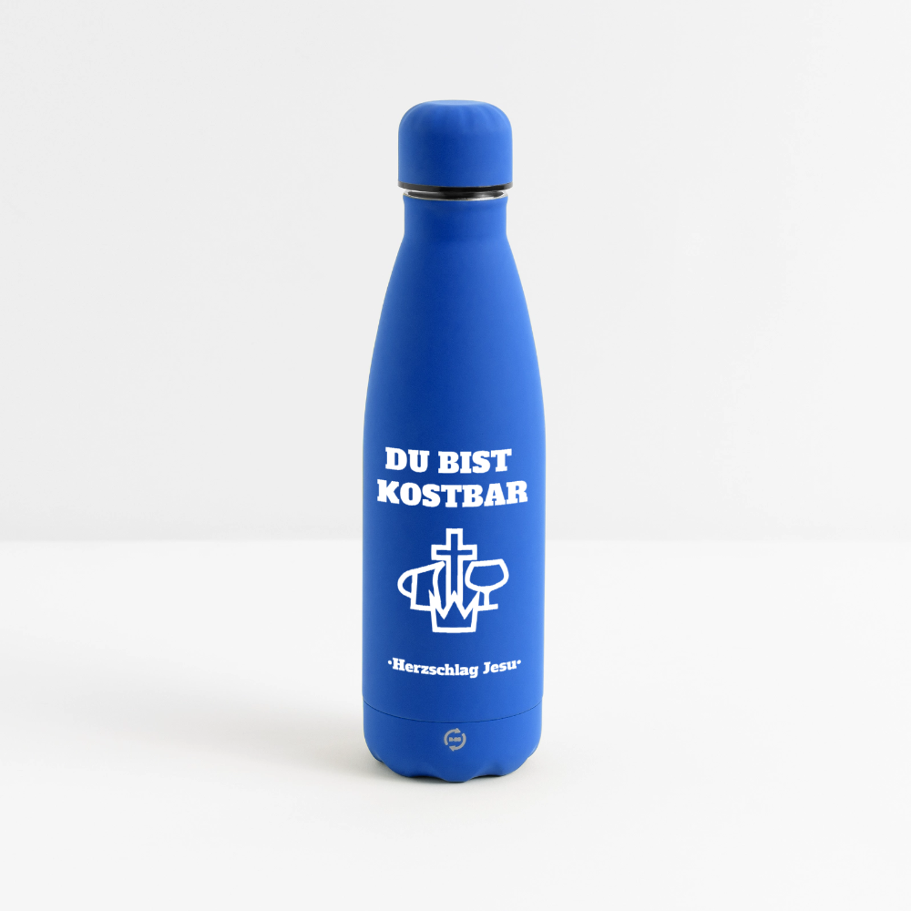 Matte Thermosflasche 500 ml - Königsblau