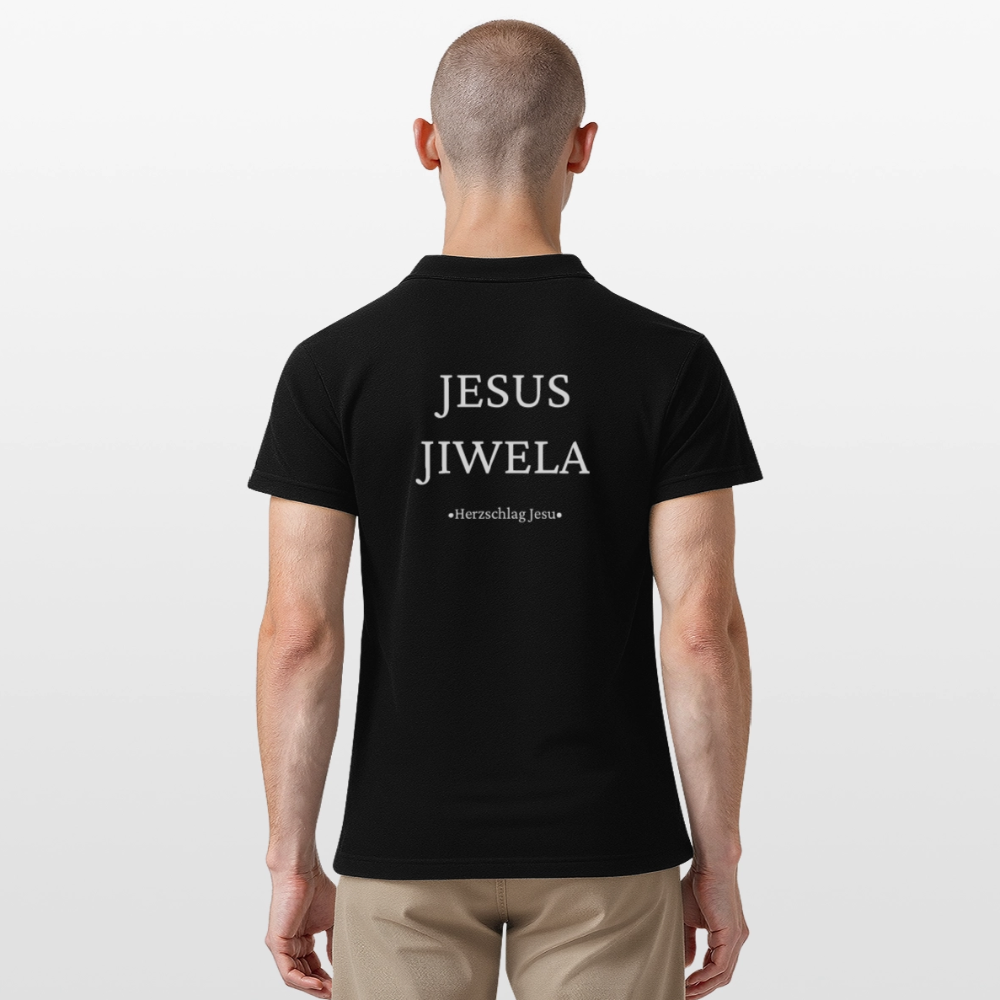 Männer Poloshirt - Jesus Jiwela - Romenes - Schwarz