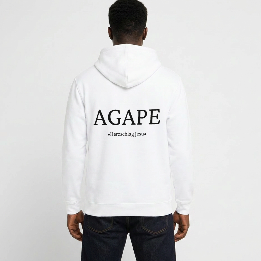 Hoodie - Agape - Weiß