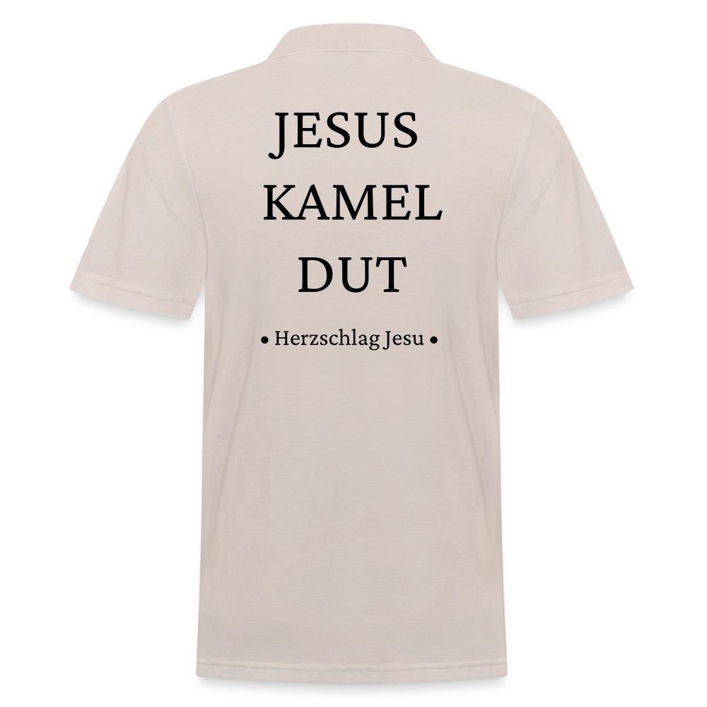 Männer Poloshirt - Jesus Kamel Dut - Romenes - Beige