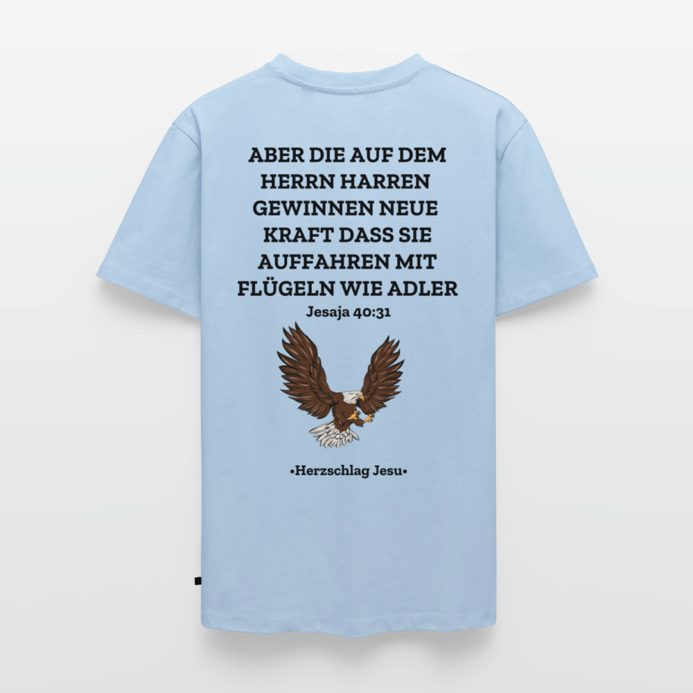 Männer Premium T-Shirt - Jesaja 40:31 - Hellblau