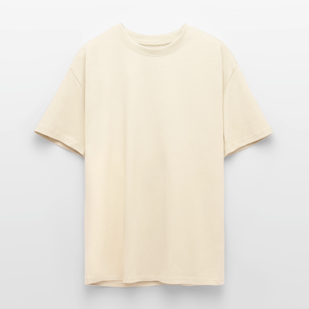 Oversized Heavyweight T-Shirt - Jesus begegnet heute noch! - Creme