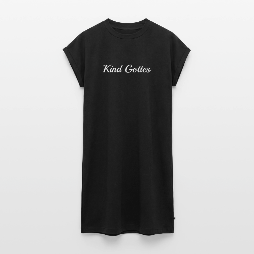 Frauen T-Shirt Kleid - Kind Gottes - Schwarz