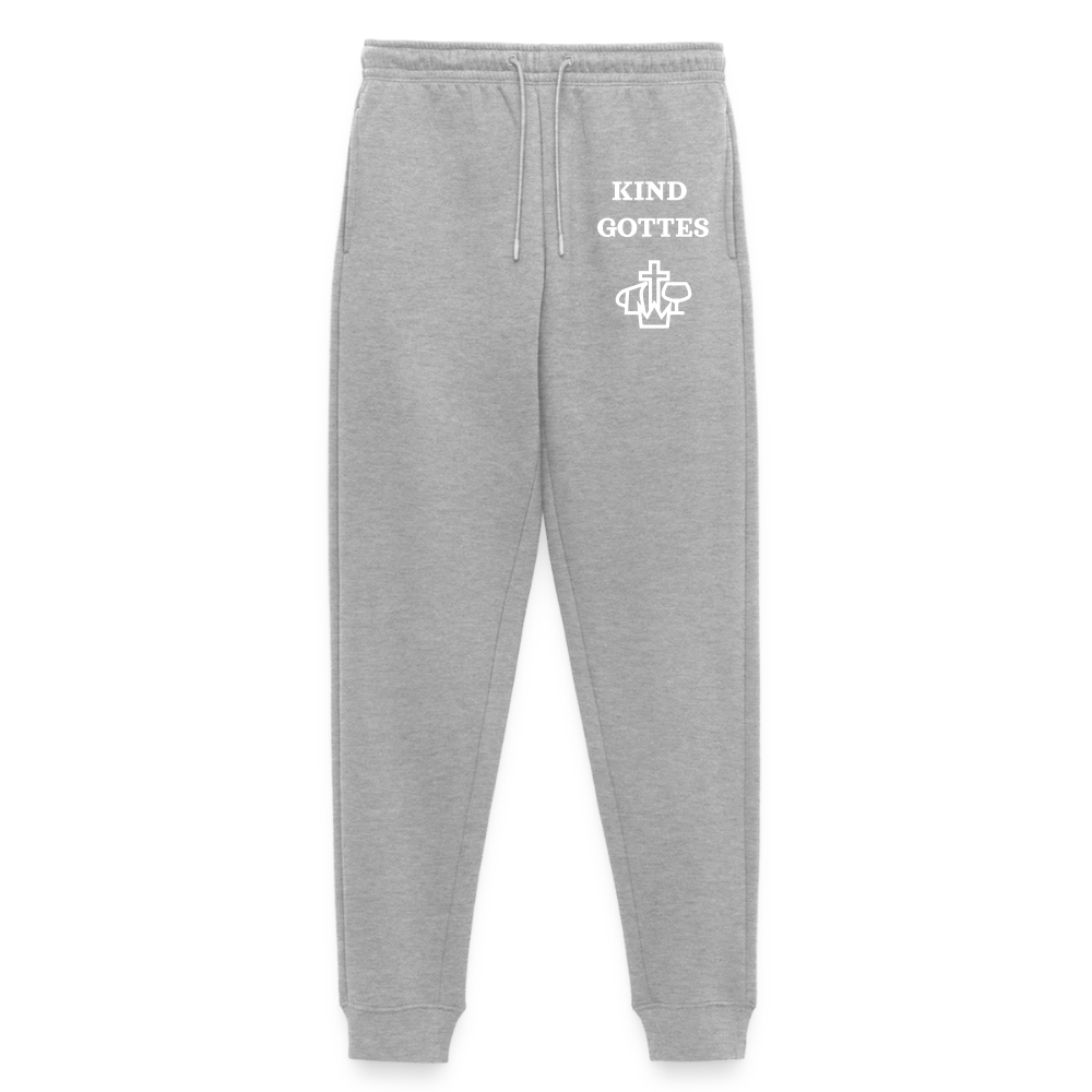 Frauen Bio Jogginghose - Kind Gottes Design - Grau meliert