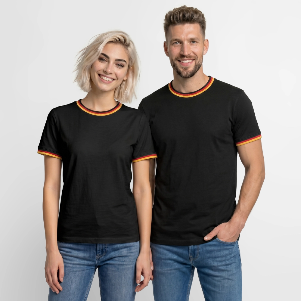 Deutschland - T-Shirt - Deutschland für Jesus - Schwarz/Dreifarbig