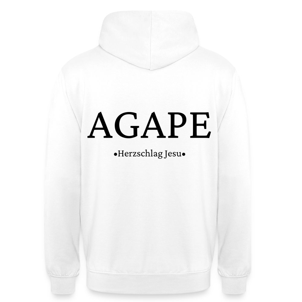 Hoodie - Agape - Weiß