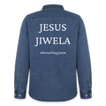 Männer Jeanshemd - Jesus Jiwela  - Romenes - verwaschenes Mittelblau 