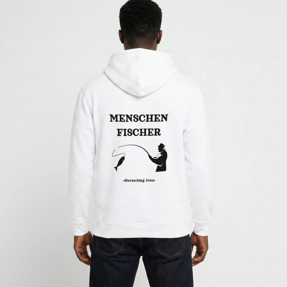Hoodie - Menschen Fischer - Weiß