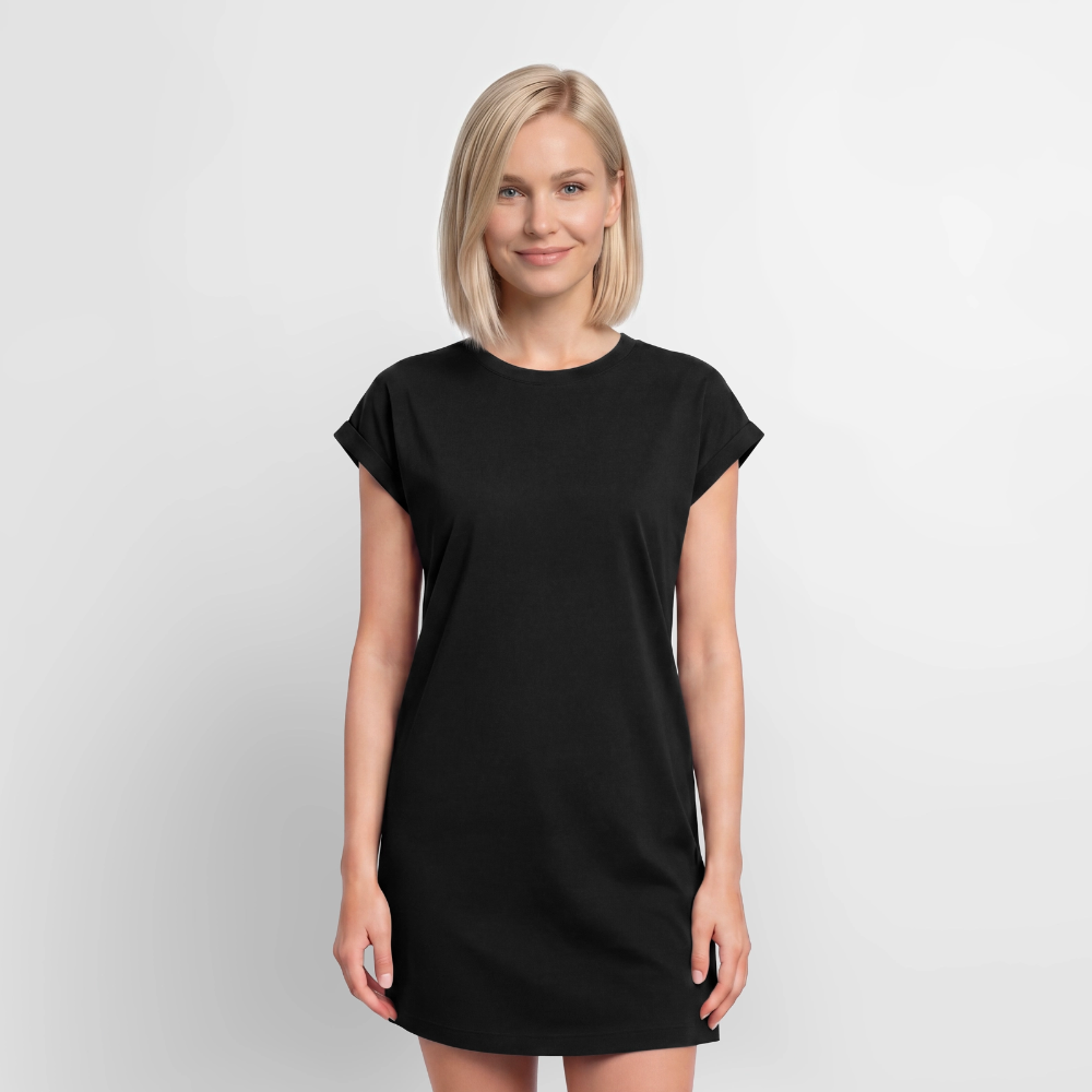 Frauen Premium Organic T-Shirt Kleid - Braut Jesu - Schwarz