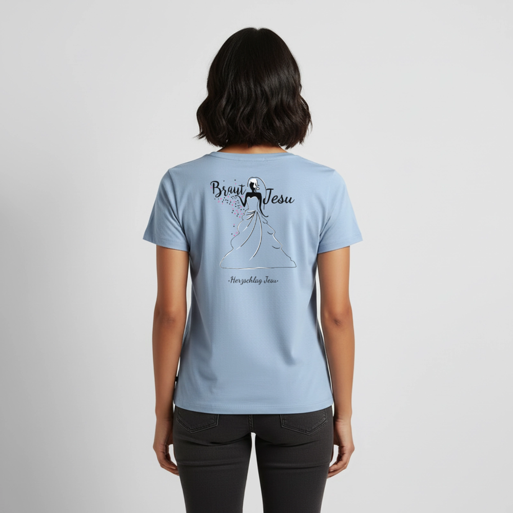 Frauen Premium T-Shirt - Braut Jesu - Hellblau