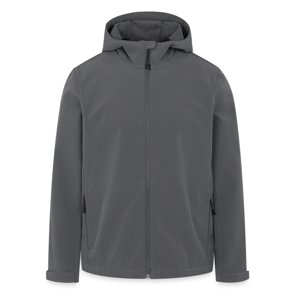 Männer Softshell-Jacke - Johannes 14:6 Jesus ist der Weg, die Wahrheit, das Leben - Anthrazit