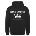 Hoodie - Kind Gottes - mit Krone - Schwarz