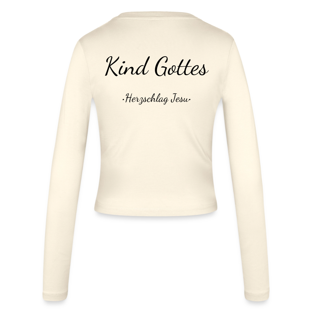 Frauen Langarmshirt - Kind Gottes - Creme