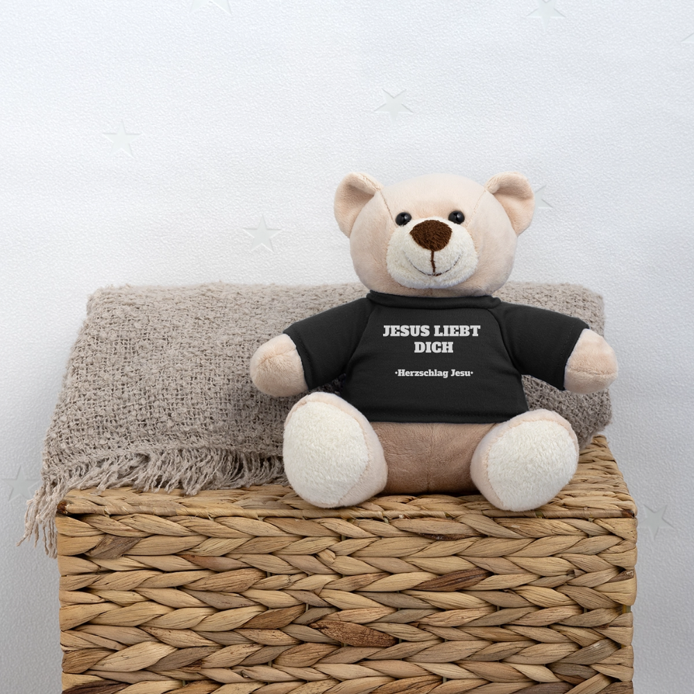 Teddy - Jesus liebt dich - Schwarz
