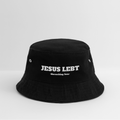 Bucket Hat - Jesus Lebt - Schwarz