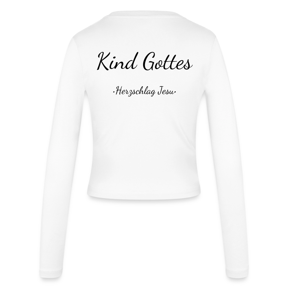 Frauen Langarmshirt - Kind Gottes - Weiß