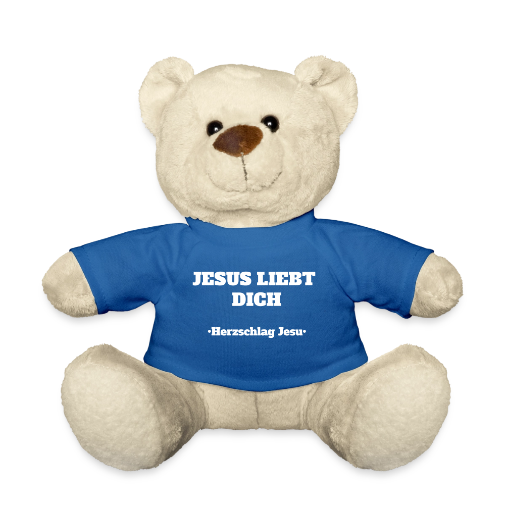 Teddy - Jesus liebt dich - Königsblau