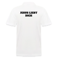 Männer Poloshirt - Jesus liebt dich - Weiß