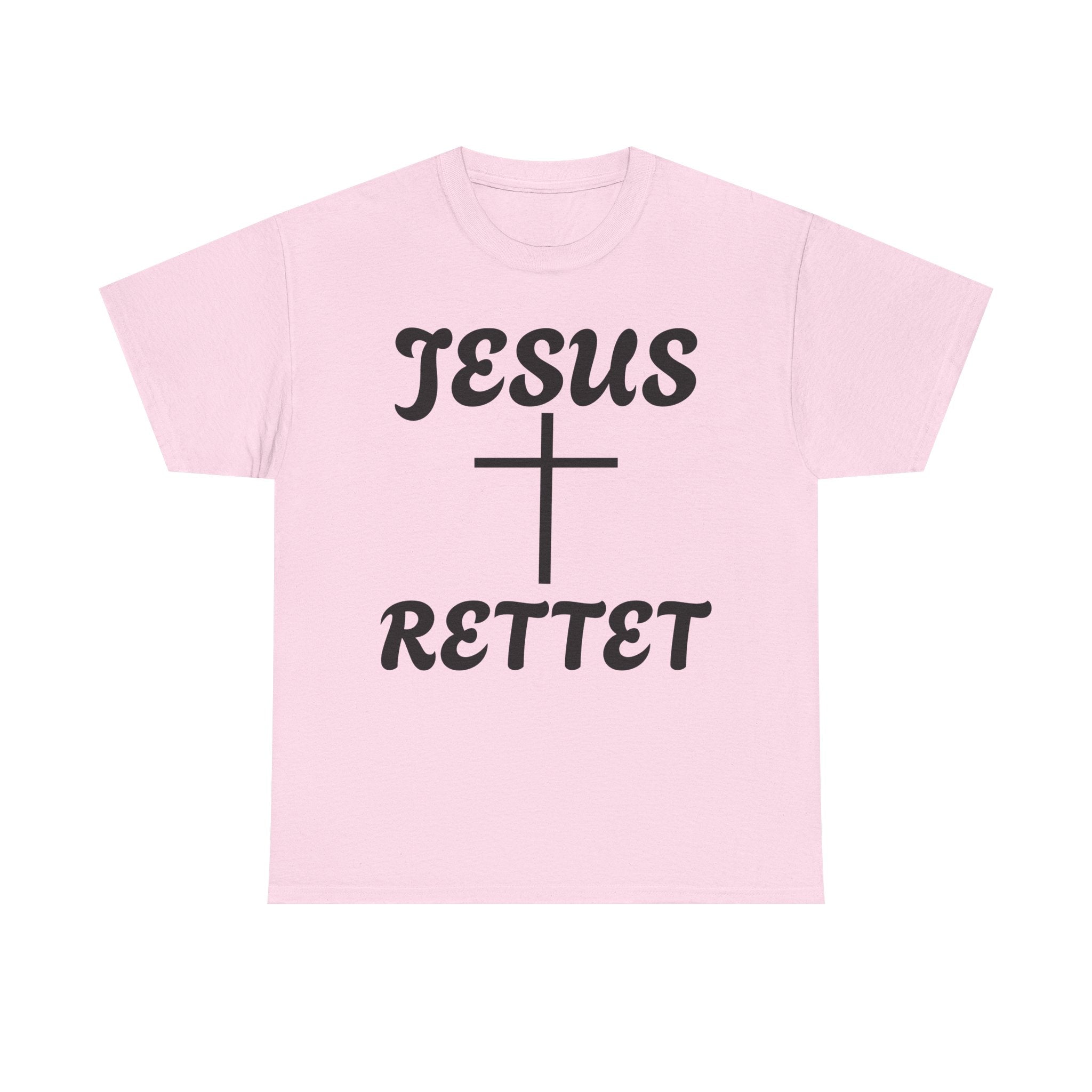 JESUS RETTET T-Shirt mit Kreuz