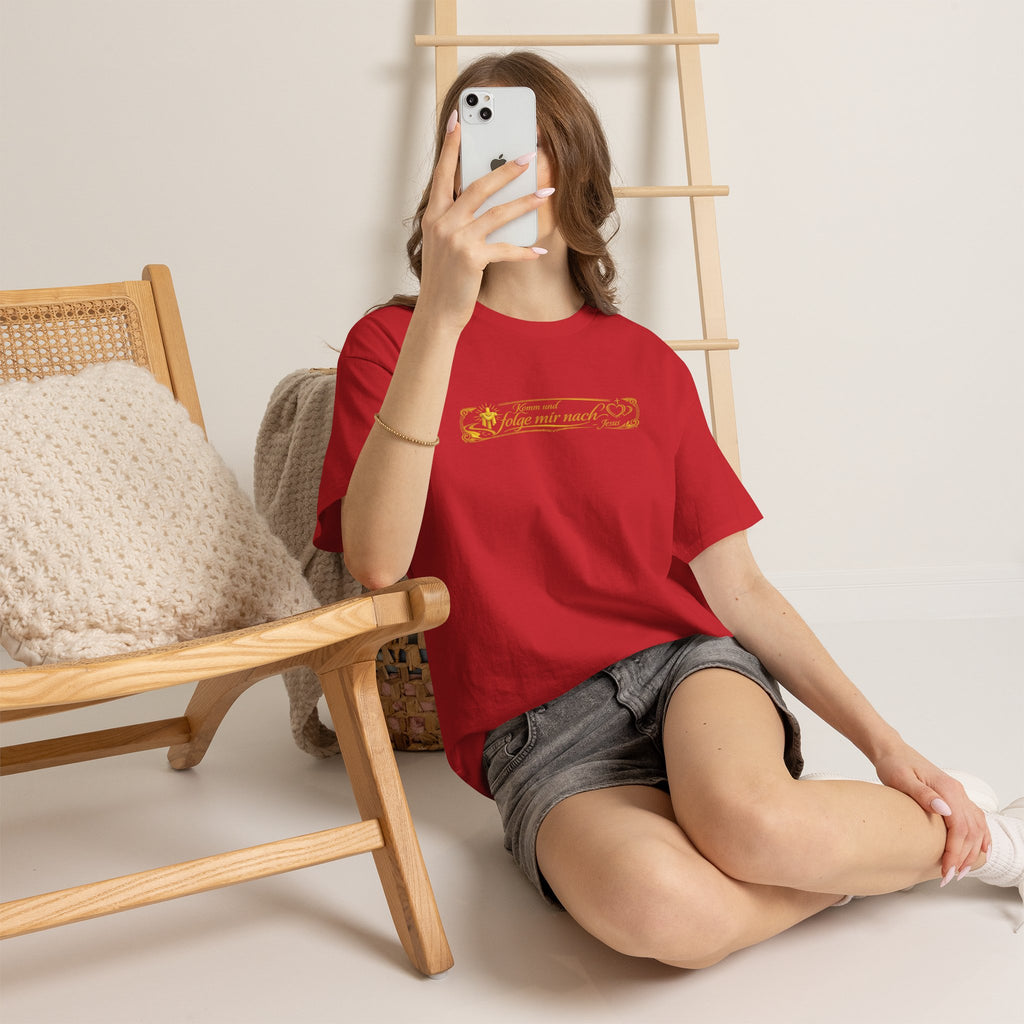 ..Komm und Folge mir nach,, Design T-Shirt