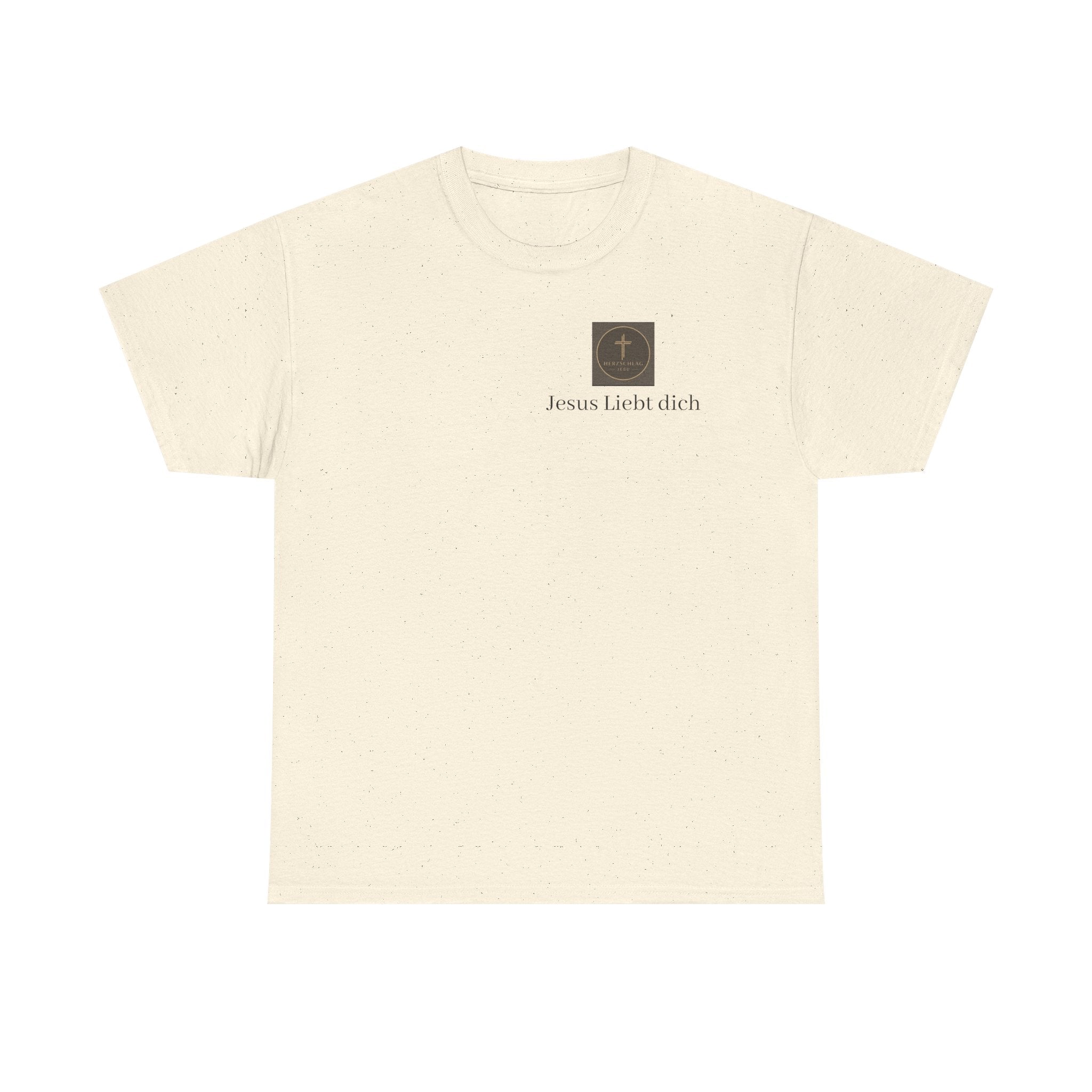 ,,Jesus Liebt dich,, - T-Shirt mit Herzschlag Jesu Logo