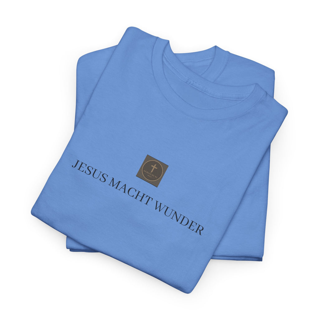 ,,JESUS MACHT WUNDER,, - Schlichtes T-Shirt