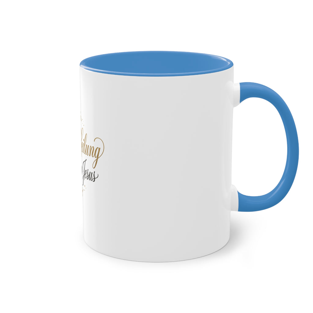 ,,Da ist Heilung im Namen Jesus,, Kaffee Tasse