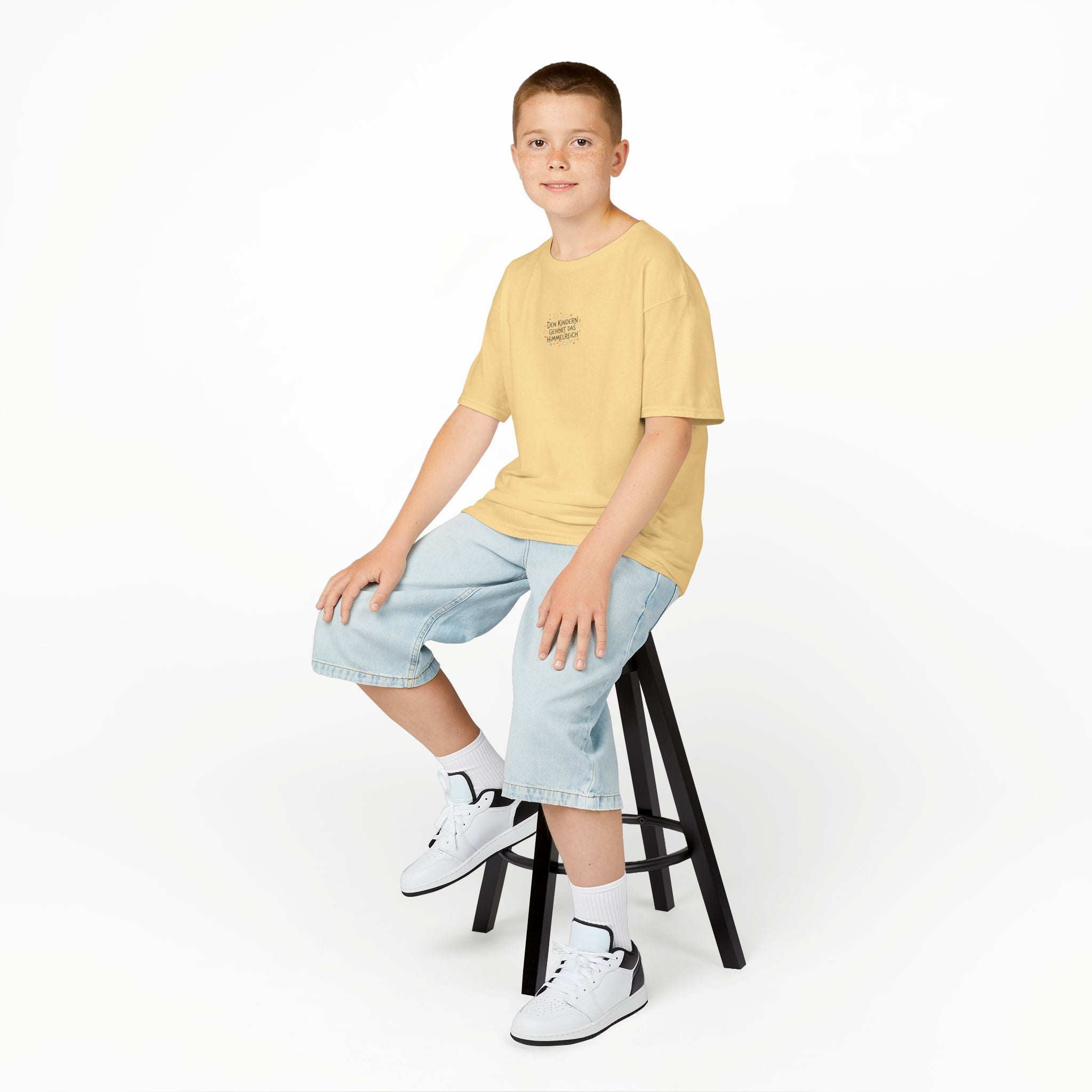 Kinder T‑Shirt — "Den Kindern gehört das Himmelreich"